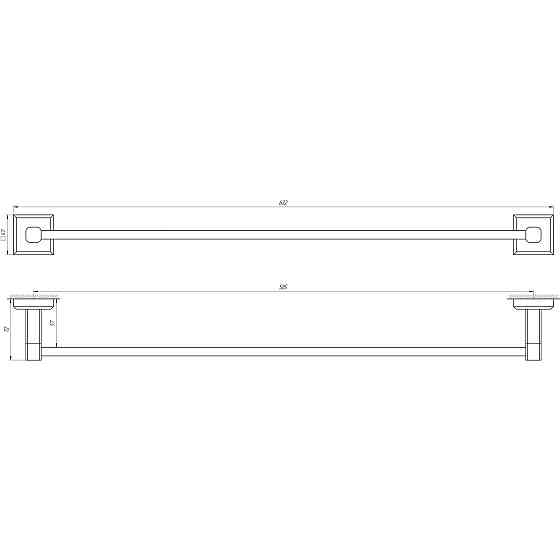 Держатель полотенец TOPAZ TKB 9912/60 Киев