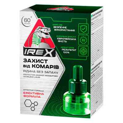 Рідина для фумігатора iRex Від комарів 60 ночей 37 мл (4820184441316) Вінниця