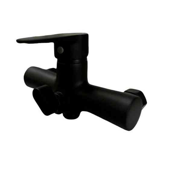 Змішувач для ванни з душовим гарнітуром Lidz Nicole 005 (k35) LDNIC005BLA45183 Black чорний Київ