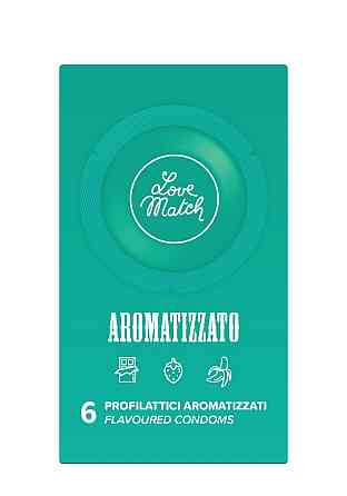 Презервативи - Aromatizzato (Flavoured), 6 шт. Sex Aura Київ