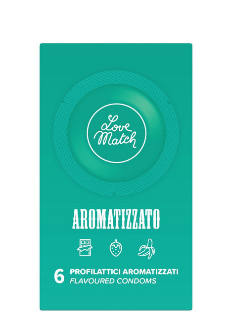 Презервативи - Aromatizzato (Flavoured), 6 шт. Sex Aura Київ - фото 3