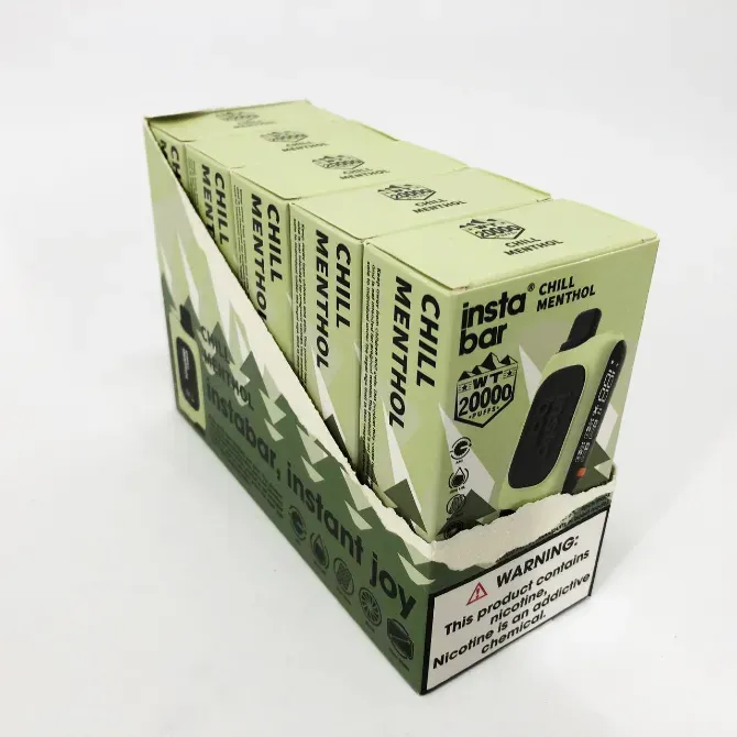 • Холодний Ментол • Цигарка InstaBar WT 20000 тяг Київ - фото 3