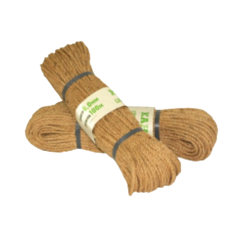 Канат джут (100%) 2 сорт d6мм 100м ЧС Житомир - изображение 1