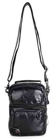 Сумка чоловіча Vintage 14437 Чорна Київ