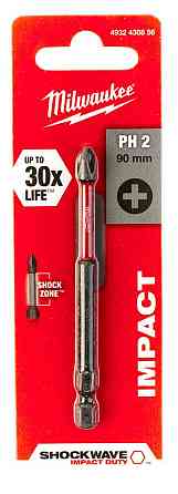 Біта SHOCKWAVE MILWAUKEE, PH2, 90мм Одесса