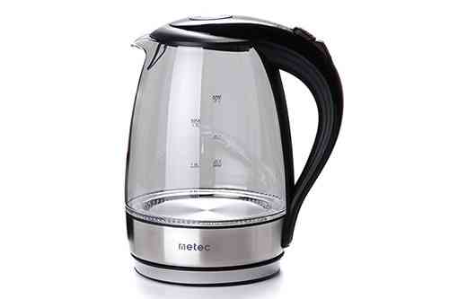 Стеклянный электрочайник Metec EK-04GB 1.7 л, 1850-2200 Вт, черный корпус Харьков