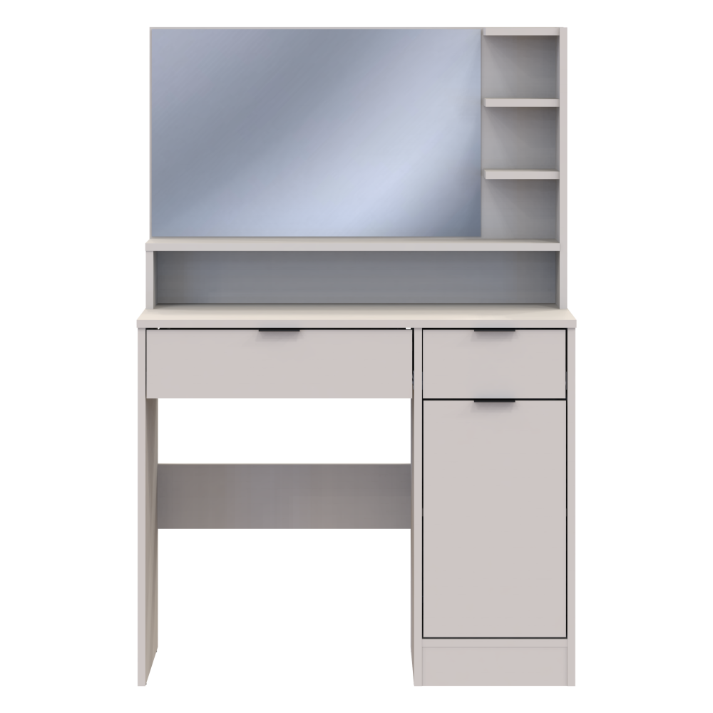 Туалетний столик з дзеркалом Doros Естель 90х38х135 см Кашемір (DRS-011473) Львів - фото 3