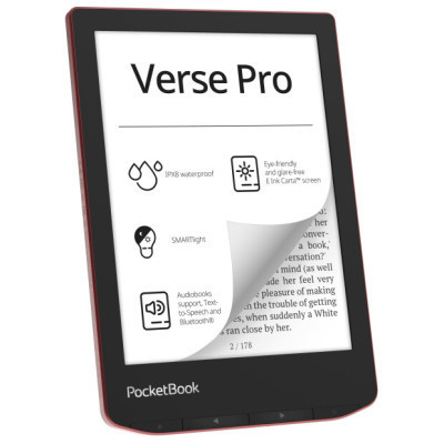 Електронна книга Pocketbook 634 Verse Pro, Passion Red (PB634-3-CIS) Вінниця - фото 7