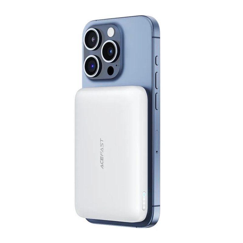 Павербанк 5000 mAh ACEFAST M25-5000 PD20W быстрая зарядка магнитная беспроводная зарядка power bank повербанк Одесса - изображение 2