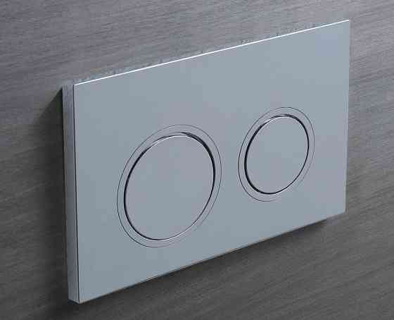 Панель змиву Koer KT-0605-01 220x140x12mm пластикова, кнопка кругла   ( KR5317 ) 32933 Харків