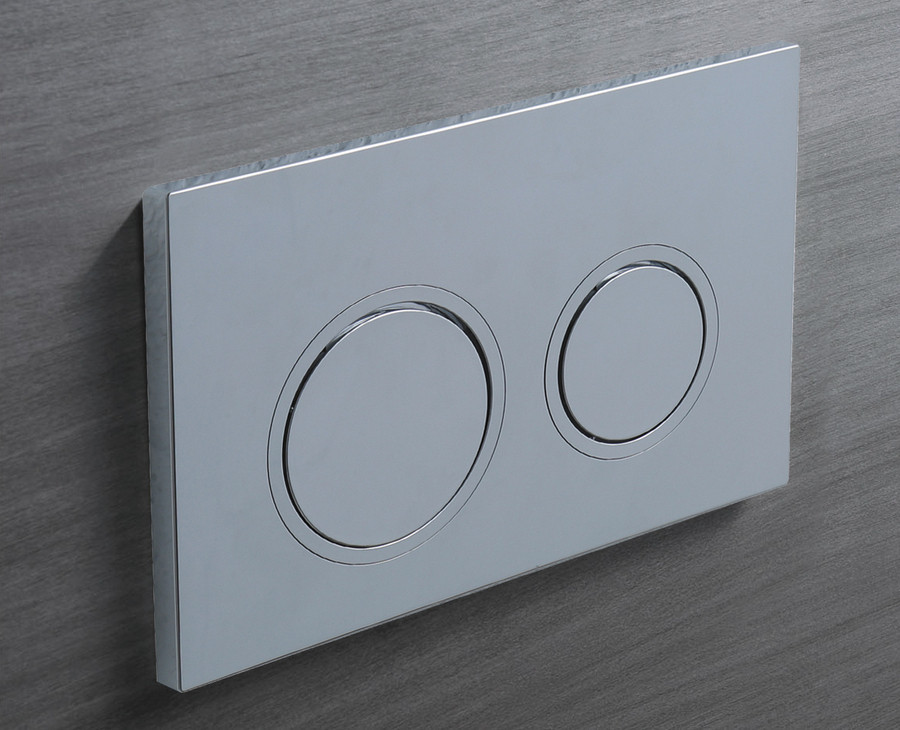 Панель змиву Koer KT-0605-01 220x140x12mm пластикова, кнопка кругла   ( KR5317 ) 32933 Харків - фото 4