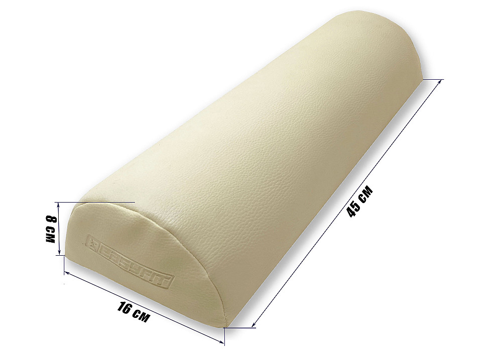 Масажний валик Easyfit 45 см для масажного столу Бежевий Коломыя - изображение 6