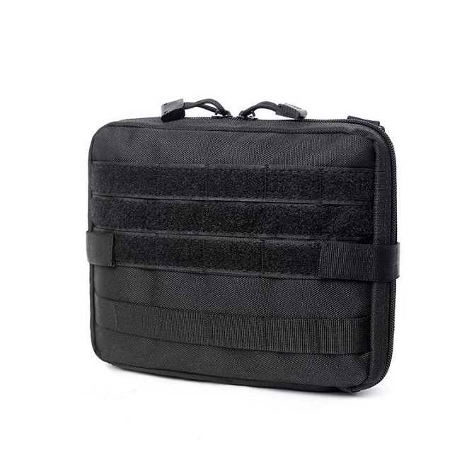 Подсумок общего назначения Molle горизонтальный текстиль (Черный) Винница - изображение 1