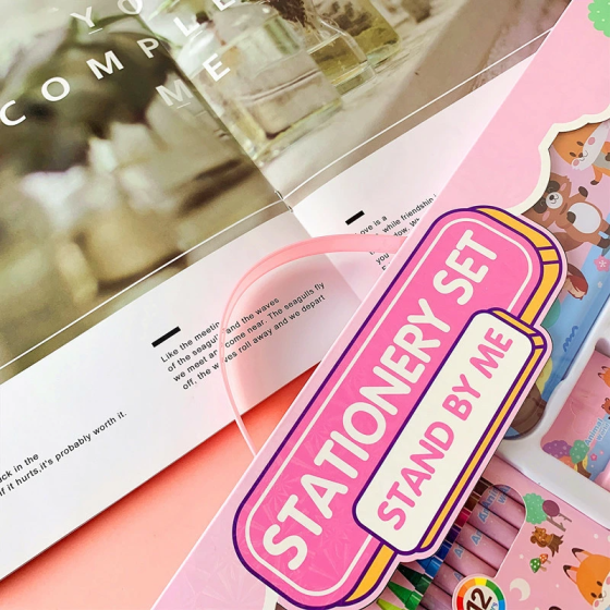 Набір для малювання з пеналом, олівцями та маркерами, тема Тварини, ідеальний подарунок для дітей Кам'янець-Подільський