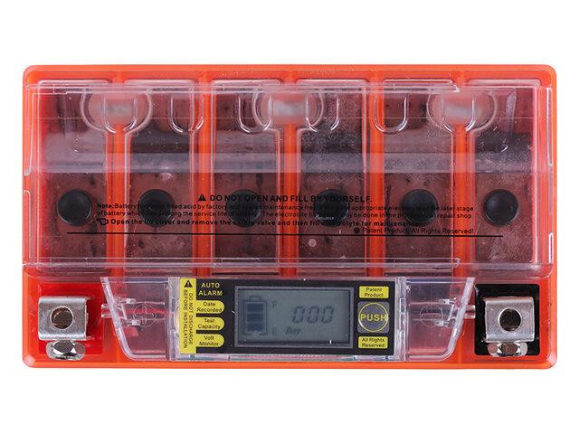 Аккумулятор 7АH MOTO 12N7BL-BS гелевый С ДИСПЛЕЕМ 150*87*94mm оранжевый Мукачево - изображение 3