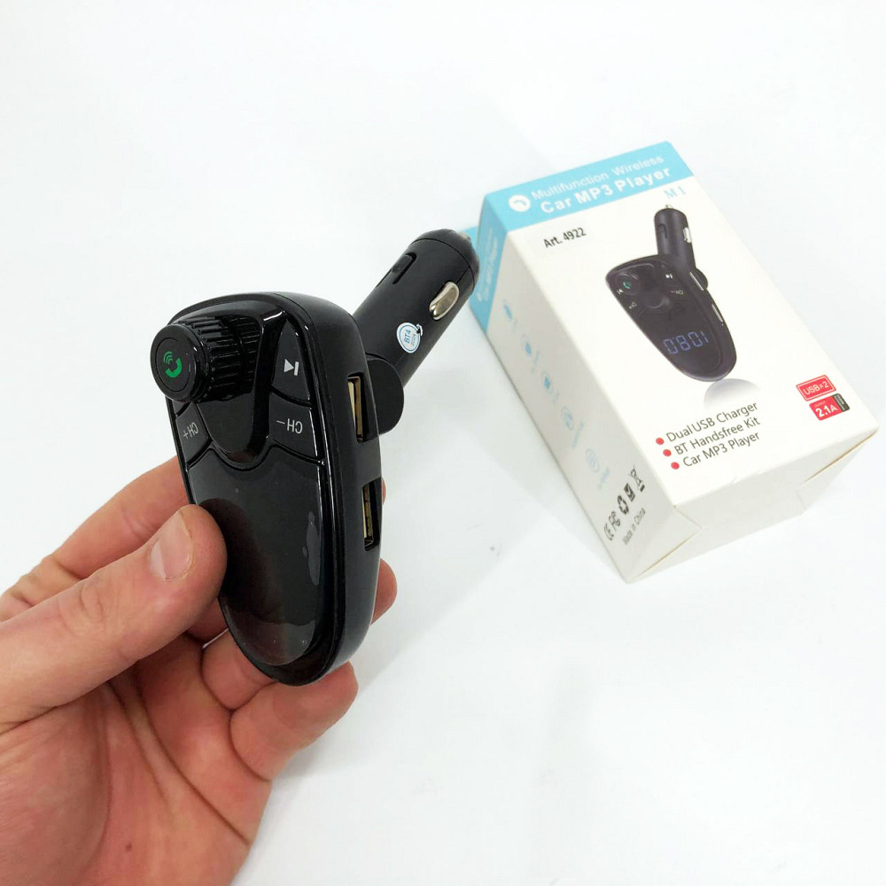 Пристрій для трансляції музики в автомобіль FM, Fm-модулятор хороший звук, Usb модулятор автомобільний WO-73 Івано-Франківськ - фото 4