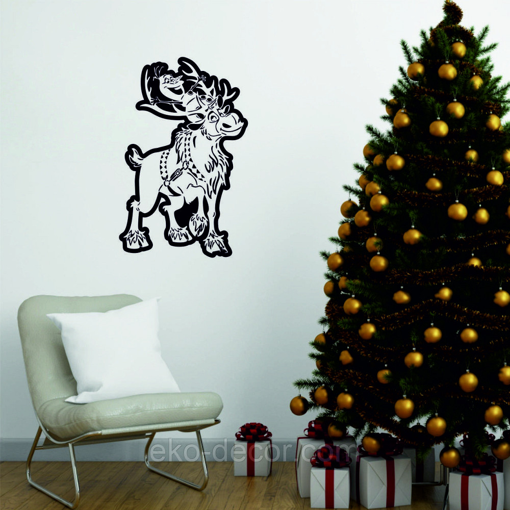 Декоративне настінне Панно «Олень», Декор на стену Київ - фото 2