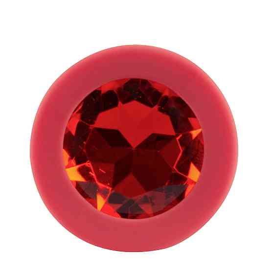 Анальна пробка — Colorful Joy Jewel Red Plug Small Sex Aura Київ