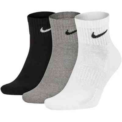 Носки Nike U NK EVERYDAY CUSH ANKLE 3PR SX7667-964 46-50 3 пари Білий/Чорний/Сірий (194955549230) Винница
