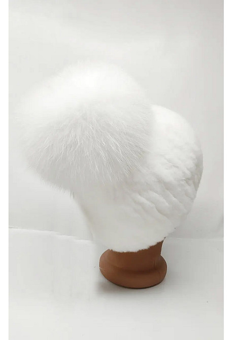 Шапка меховая женская бон Джина Rex Белый Харьков - изображение 4