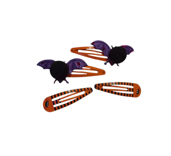 Заколки на Хелловін Кажани one size різнобарвний Київ