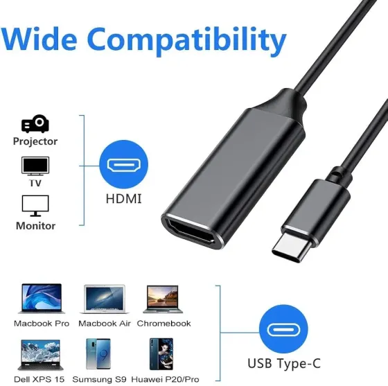 Адаптер Hoplaza type-c на hdmi Луцк