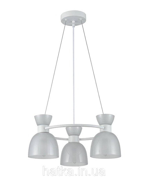 Люстра G 07438/3 матова біла Київ - фото 2