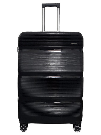 Валіза пластикова MILANO BAG 0307 велика 75 см чорна Київ - фото 1