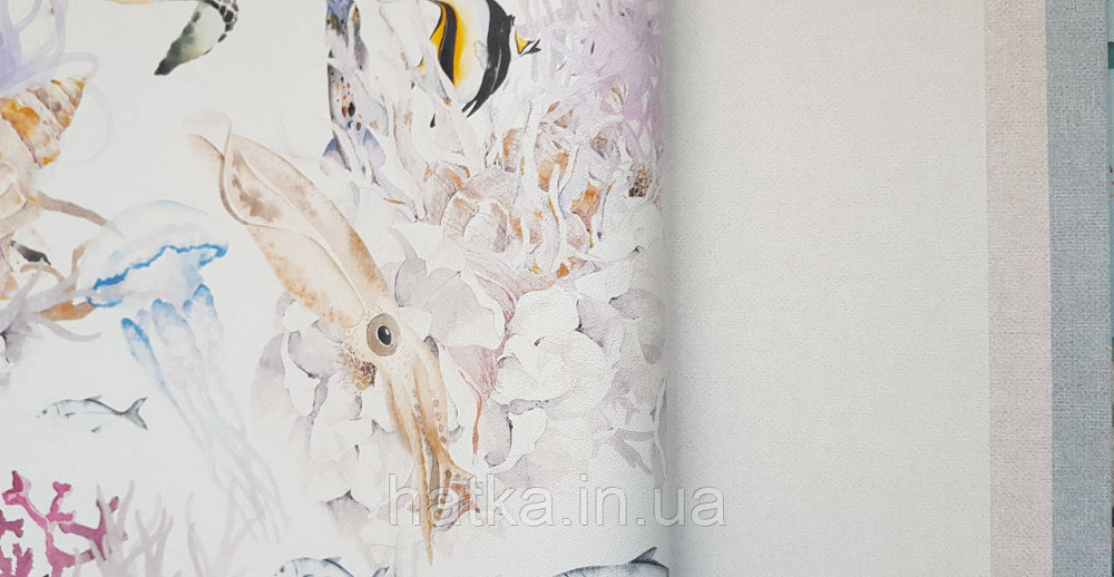 Шпалери флізелінові Decoprint Good Vibes 0.53х10 м дитячі молодіжні дерева пальми тропіки написи салатові Київ - фото 4