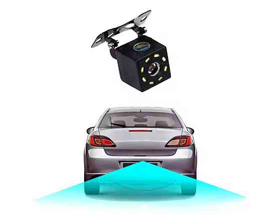 Универсальная камера заднего вида для автомобиля черный Киев