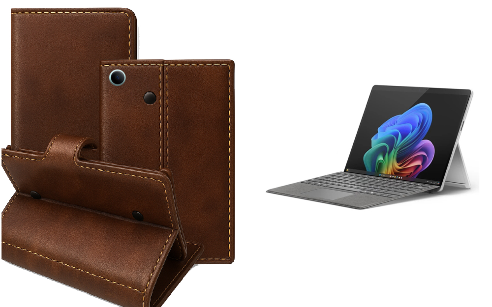 Книжка-трансформер для планшета Microsoft Surface 11 Pro Copilot+, колір Black Buno-Red Київ - фото 1