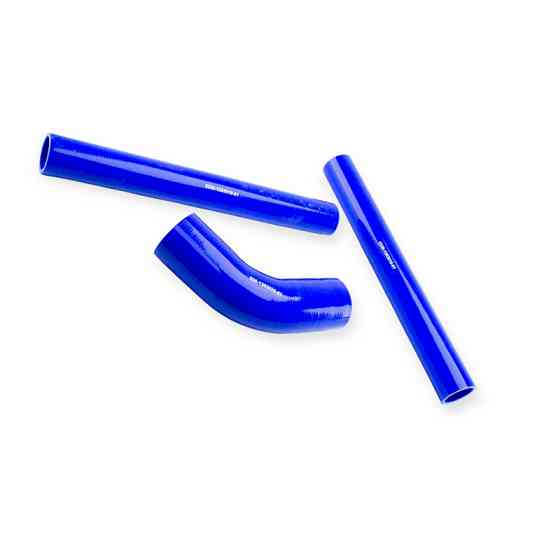 Патрубок МАЗ (к-кт 3 шт) силикон синий радиатора Мукачево