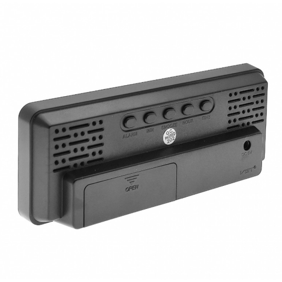 Електронний годинник з дзеркальним дисплеєм,від USB + термометр,VST-898-4,Зелений SBR Київ