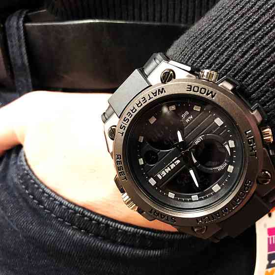 Спортивние наручные часы SKMEI 2031BK, Часы туристические для выживания Военные для всу JZ-84 Львов