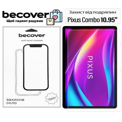 Стекло защитное BeCover Pixus Combo 10.95" (713701) Винница - изображение 1