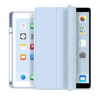 Чохол до планшета BeCover Tri Fold Soft TPU mount Apple Pencil Apple iPad 10.2 2019/2020/2021 Light Blue (706747) Вінниця