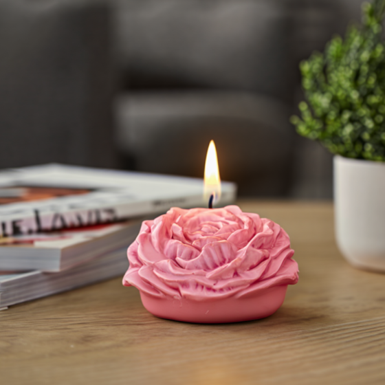 Силіконова форма для виготовлення свічки, молд для виготовлення свічок з соєвого, бджолиного воску і парафіну 80 х 80 х 40 мм Кам'янець-Подільський