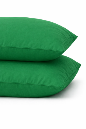 Наволочка Ecotton 50х70 см фланель із бавовни Green зеленого кольору Коломыя