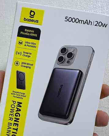 Магнітний павербанк Baseus PicoGo 5000 - 10000mAh 20W. Харків