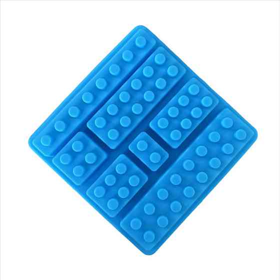 Форма силиконовая Лего 11 на 11 см синий Киев