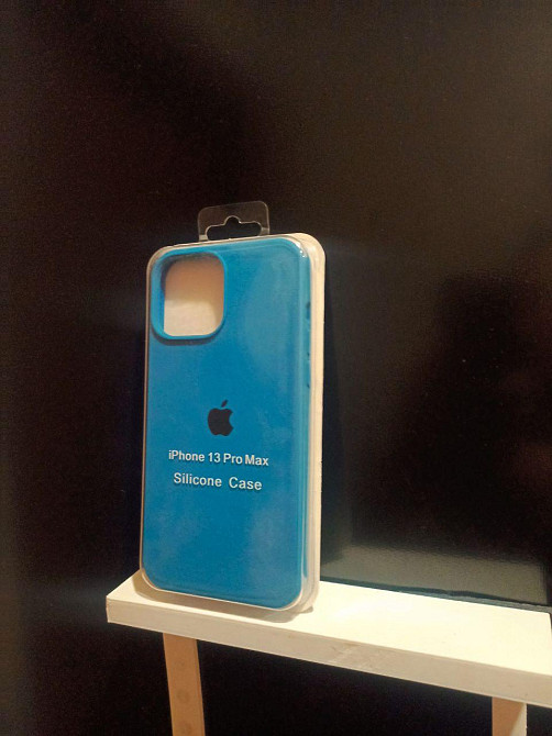 Силіконовий чохол для iPhone 13 Pro Max, яскраво-блакитний — сумісний з MagSafe Київ - фото 2