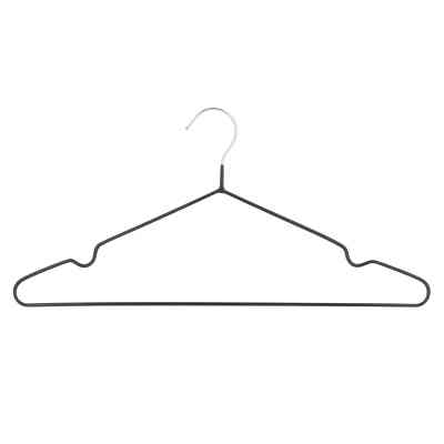 Плічка Ardesto Металеві з ПВХ покриттям Чорні 40.5 см 10 шт. (ARHC2810B) Вінниця