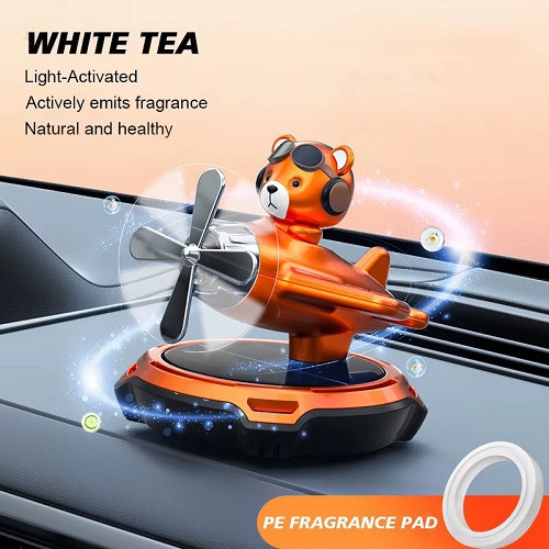 Ароматизатор Pilot Bear на сонячній батареї, помаранчевого кольору Харків - фото 5