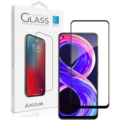 Скло захисне ACCLAB Full Glue Realme 8 Pro (1283126523212) Вінниця
