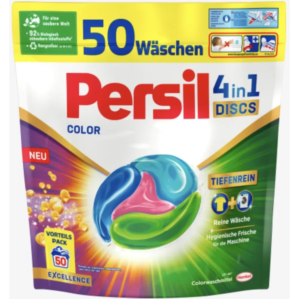 Капсули Persil Discs 4in1 для кольорової білизни 50 капсул Львів - фото 1