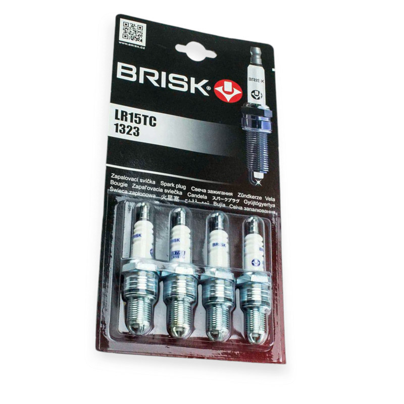 Свічки EXTRA 3-конт. (LR15TC) 2101-08,2110, Ланос (блістер) 1323 Brisk Мукачево - фото 1