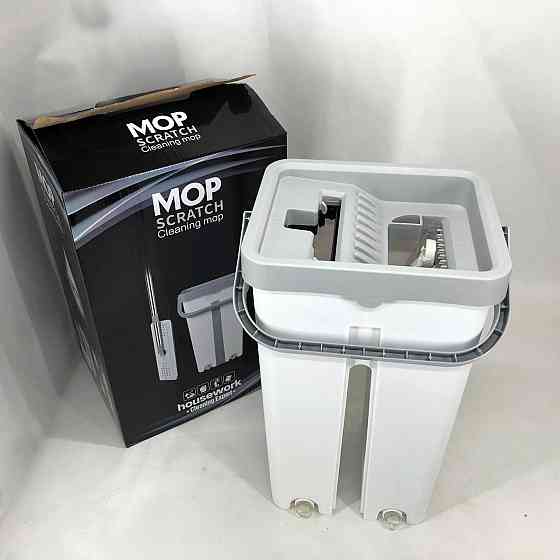 Швабра авто отжим для уборки, Швабра с отжимом с хорошим ведром Турбо ведром AW-89 Ивано-Франковск