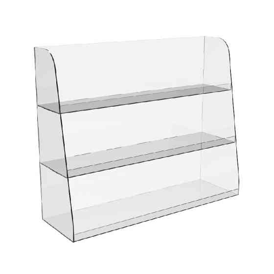 Подставка EKOSTAR под товар витрина 3-х ярусная 550х170х450 Киев