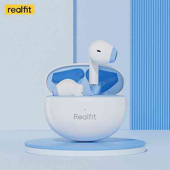 Безпровідні навушники Realfit F2 Pro, активне шумозаглушення, Bluetooth 5.3,з мікрофоном, Фіолетові Запоріжжя