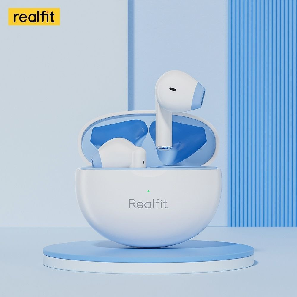 Безпровідні навушники Realfit F2 Pro, активне шумозаглушення, Bluetooth 5.3,з мікрофоном, Фіолетові Запоріжжя - фото 3